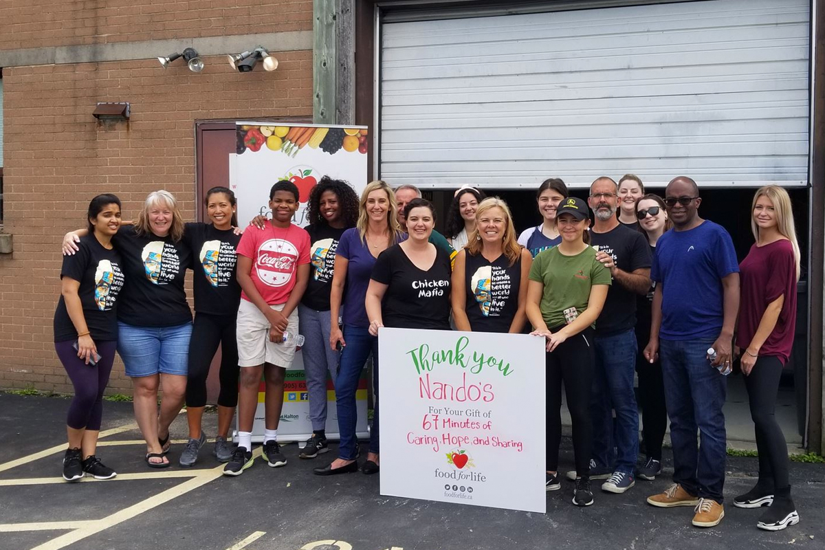 Nando’s Celebrates Mandela day with a Food Sort